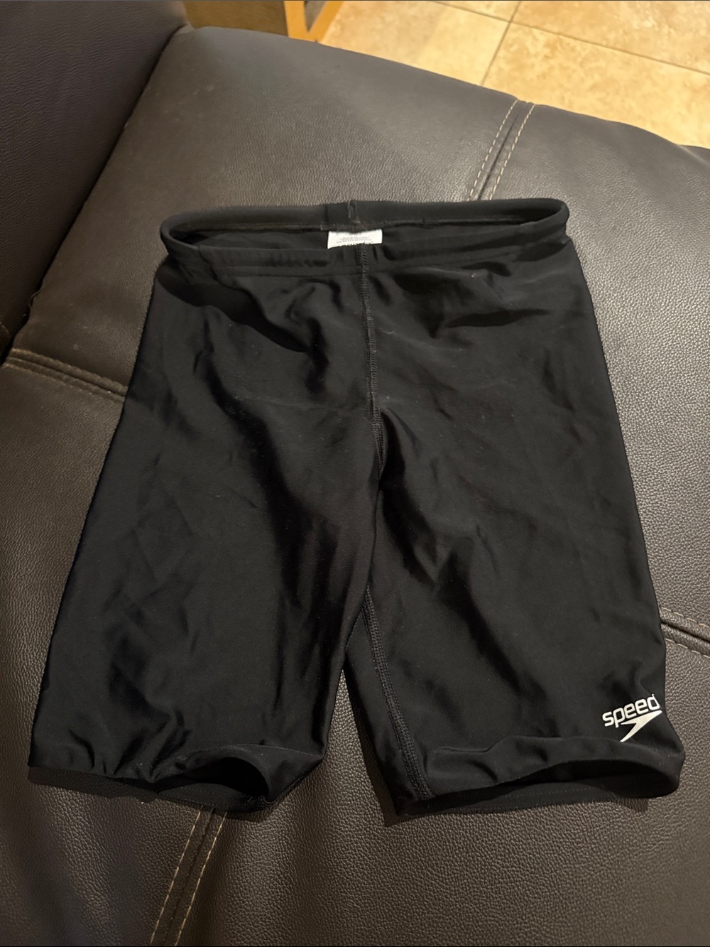 Speedo Black Kids Jammer Swim Shorts